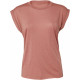 Bella + Canvas Ladies´ flowy rolled-cuff T-shirt