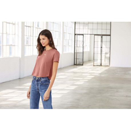 Bella + Canvas T-shirt flowy crop
