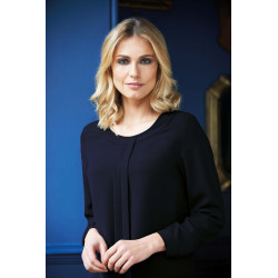 Brook Taverner Blouse Cr�pe de Chine Roma