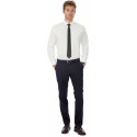 B&C Chemise stretch homme manches longues Black Tie