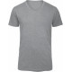 B&C T-shirt Triblend col V Homme