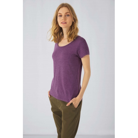 B&C T-shirt Triblend col rond Femme