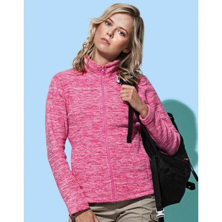 Stedman Active Melange Fleece Jacket Women