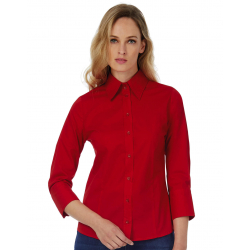 B&C Milano/women Popelin Shirt 3/4 sleeves