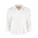 Kustom Kit Oxford Blouse with 3/4 Sleeves