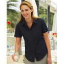 Fruit of the Loom Ladies Poplin Shirt SS