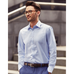 Russell Collection Men´s LS Herringbone Shirt
