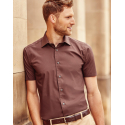 Russell Collection TFitted Short Sleeve Stretch Shirt