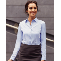 Russell Collection Ladies´ LS Herringbone Shirt