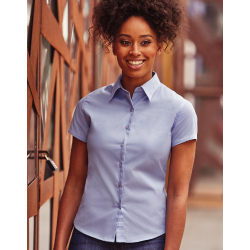 Russell Collection Ladies’ Short Sleeve Classic Twill Shirt