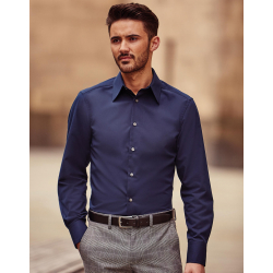 Russell Collection Tencel® Fitted Shirt LS