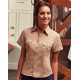 Russell Collection Ladies´ Roll Sleeve Shirt