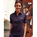 Russell Collection Ladies´ Roll 3/4 Sleeve Shirt