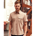 Russell Collection Men’s Roll Sleeve Shirt