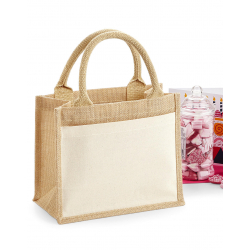 Westford Mill Cotton Pocket Jute Gift Bag