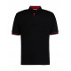 Kustom Kit Contrast Button Down Collar Polo