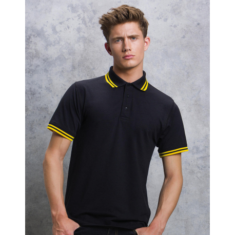 Kustom Kit Tipped Collar Polo