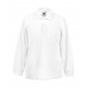 Fruit of the Loom Kids 65/35 Long Sleeve Polo