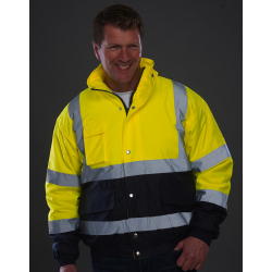 Yoko Fluo 2-Tone Bomber Jacket