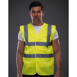 Yoko Fluo Open Mesh Waistcoat