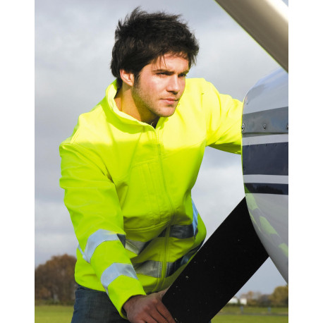 Result Safe-Guard High-Viz Soft Shell Jacket