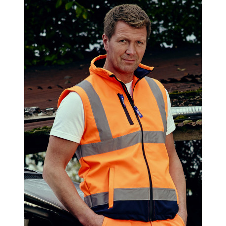 Yoko Fluo Softshell Bodywarmer