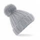 Beechfield Bonnet Chunky Pop Pom Verbier