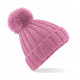 Beechfield Bonnet Chunky Pop Pom Verbier