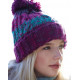 Beechfield Corkscrew Pom Pom Beanie