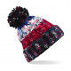Beechfield Corkscrew Pom Pom Beanie