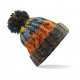 Beechfield Corkscrew Pom Pom Beanie