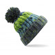 Beechfield Corkscrew Pom Pom Beanie