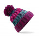 Beechfield Corkscrew Pom Pom Beanie