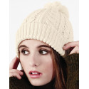 Beechfield Cable Knit Snowstar Beanie