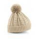 Beechfield Cable Knit Snowstar Beanie