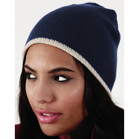 Beechfield Two-Tone Beanie Knitted Hat
