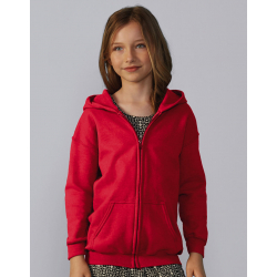 Gildan Heavy Blend Youth Full Zip Hooded Sweat
