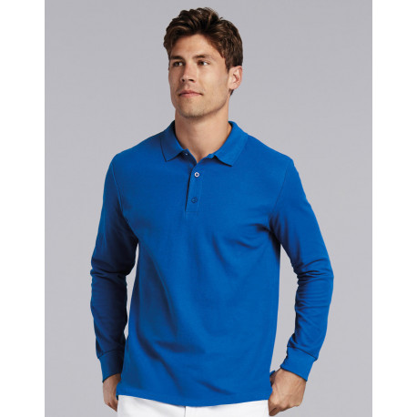 Gildan Premium Cotton Adult Double Piqué Polo LS