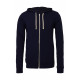 Bella+Canvas Unisex Poly-Cotton Full Zip Hoodie