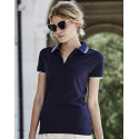 Tee Jays Ladies Luxury Stripe Stretch Polo