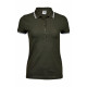 Tee Jays Ladies Luxury Stripe Stretch Polo