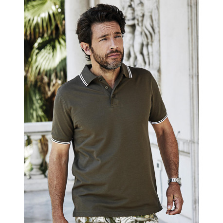 Tee Jays Luxury Stripe Stretch Polo