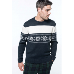Kariban Pullover motif �toile