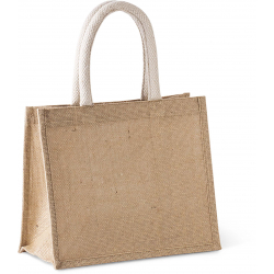 Kimood Sac style cabas en toile de jute - mod�le moyen