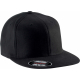 K-up Flexfit brushed cotton cap with flat peak - 6 panels