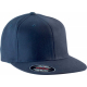 K-up Flexfit brushed cotton cap with flat peak - 6 panels
