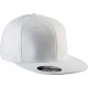 K-up Flexfit brushed cotton cap with flat peak - 6 panels