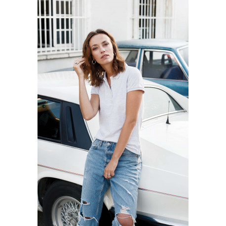 Kariban Polo vintage manches courtes femme