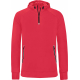 Proact Zip neck hooded sports sweatshirt