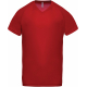 Proact T-shirt de sport manches courtes col v homme